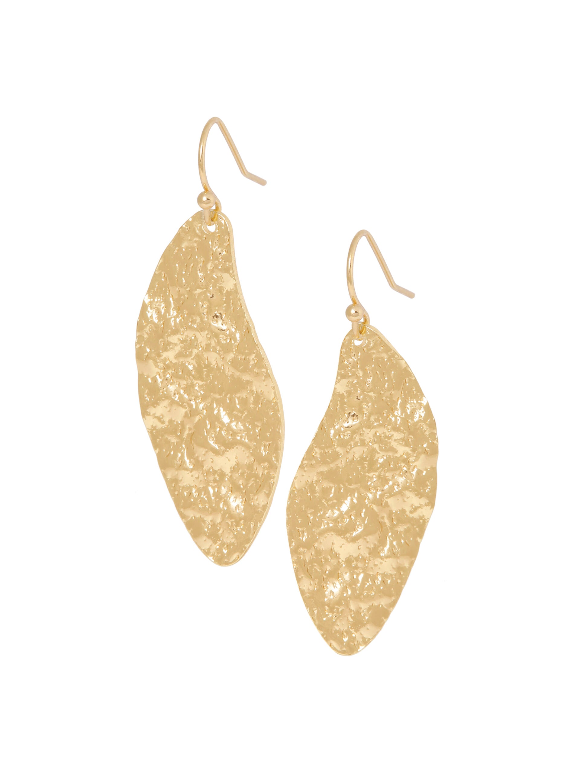 OorbellenmetgehamerdBlad(5CM)goud__1
