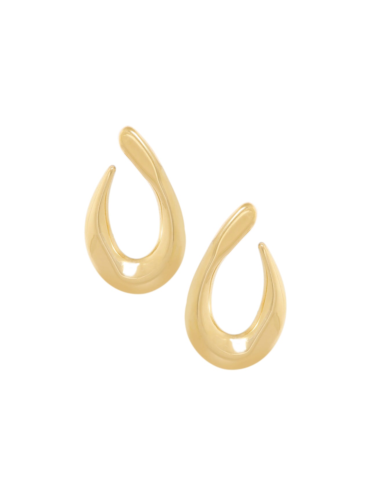 Oorstekers Swirl (3cm) goud