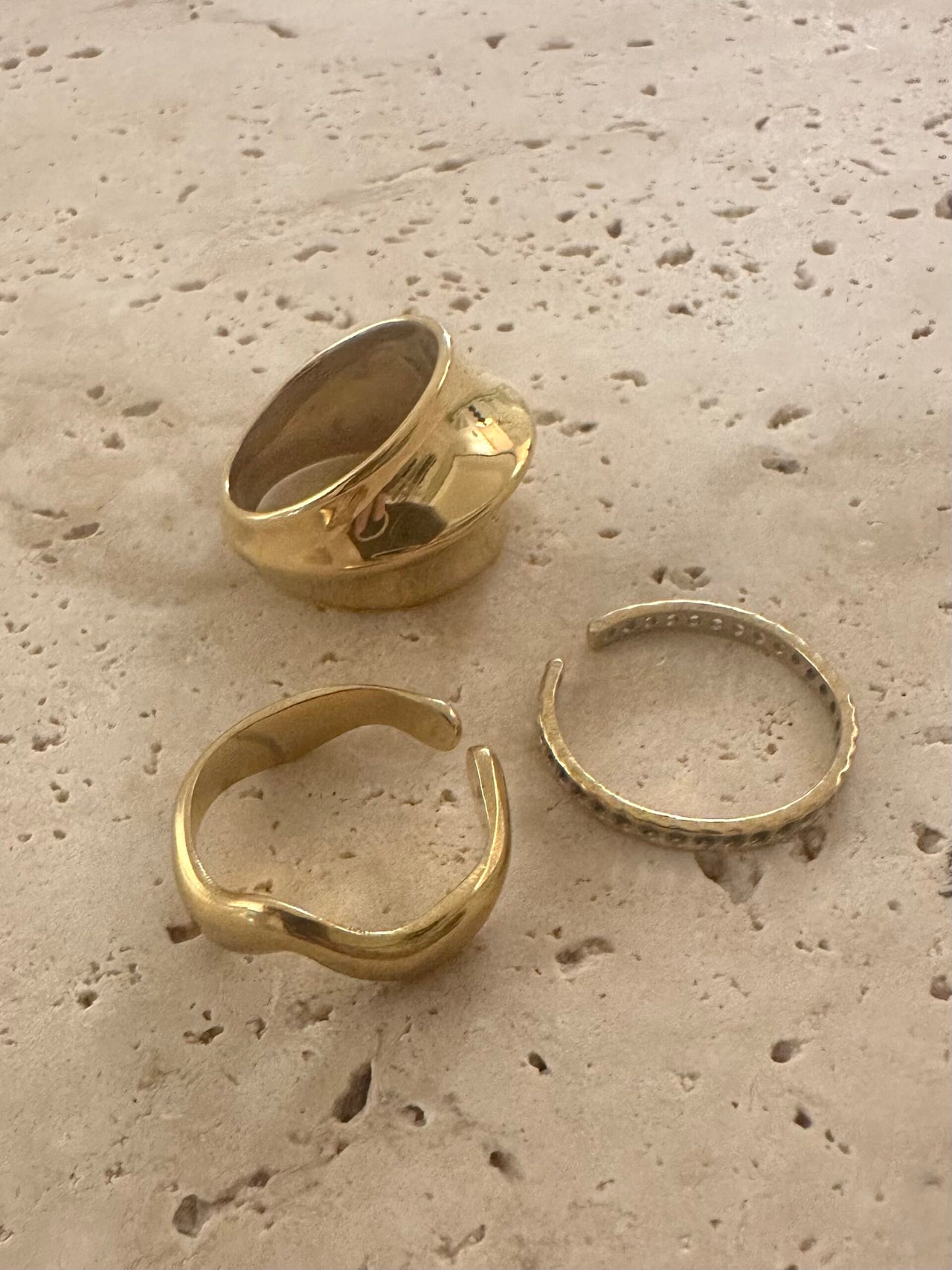 Organische ring re-sizeable goud