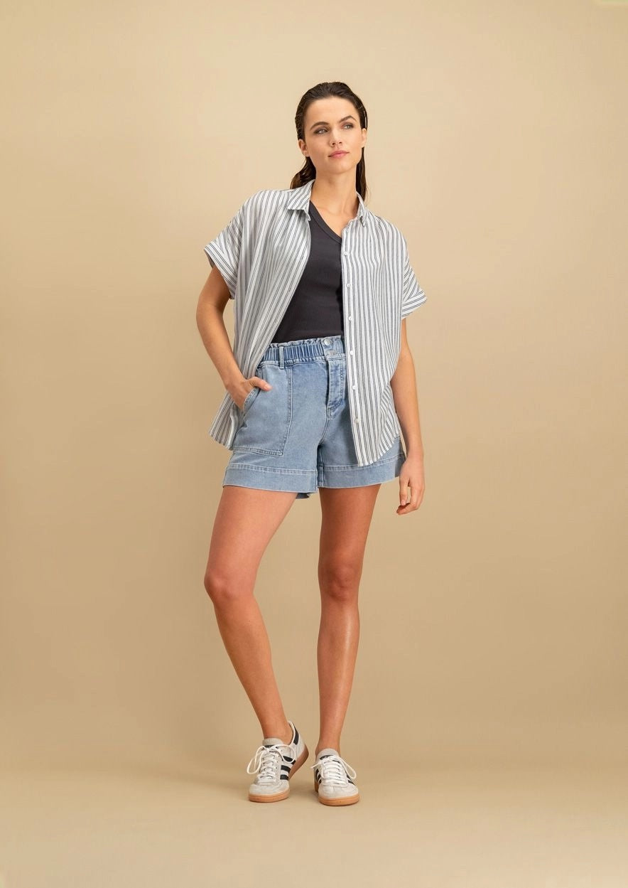 PALOMA SS BLOUSE  5520 Mysterioso