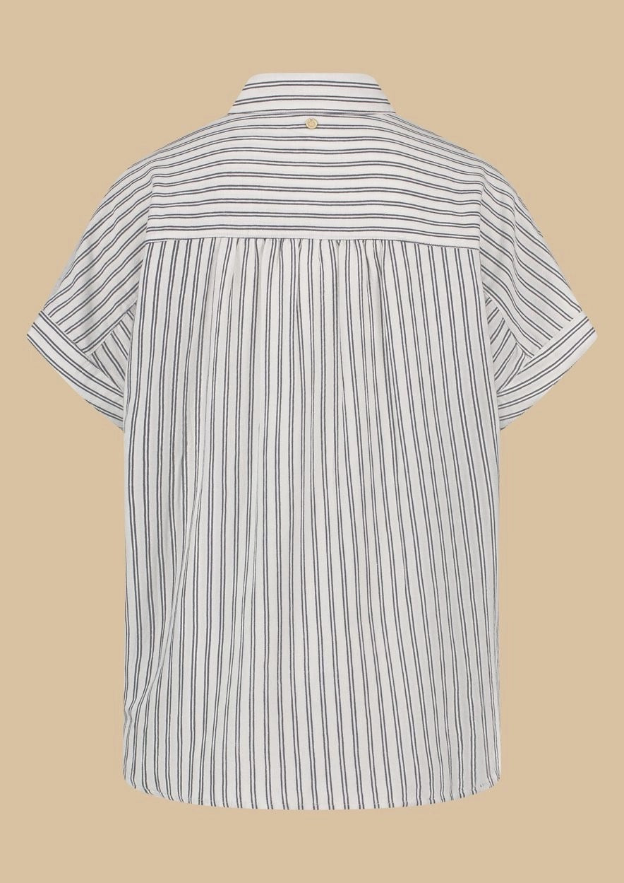 PALOMA SS BLOUSE  5520 Mysterioso - LEEF mode en accessoires