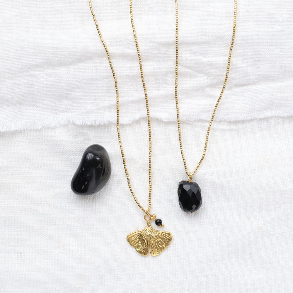 Pardise Black Onyx Necklace GC Black onyx - LEEF mode en accessoires