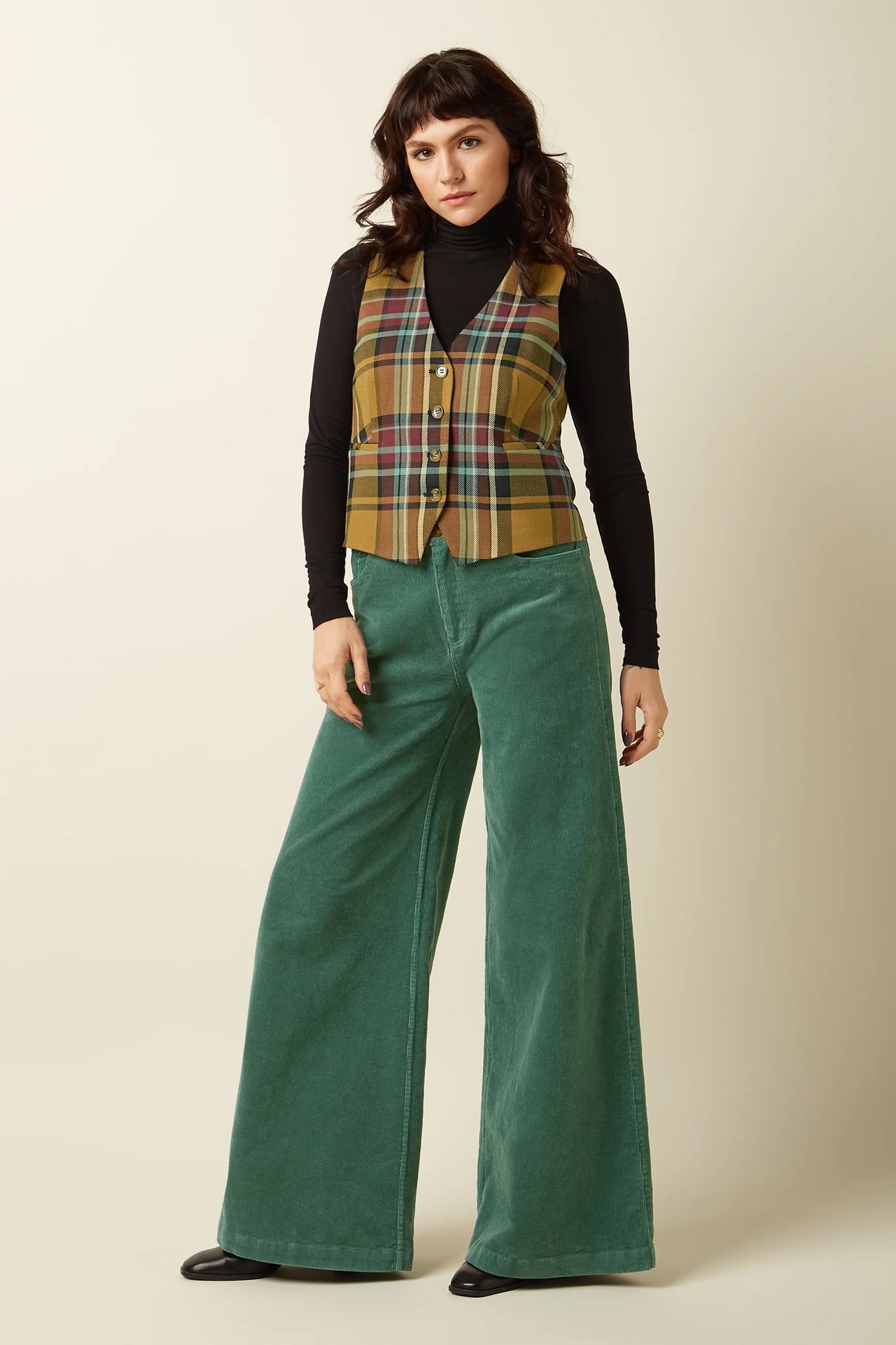 Peppa Pants Corduroy  293 Matcha Green - LEEF mode en accessoires
