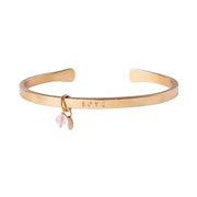 Pure Rose Quartz Bracelet GP - LEEF mode en accessoires