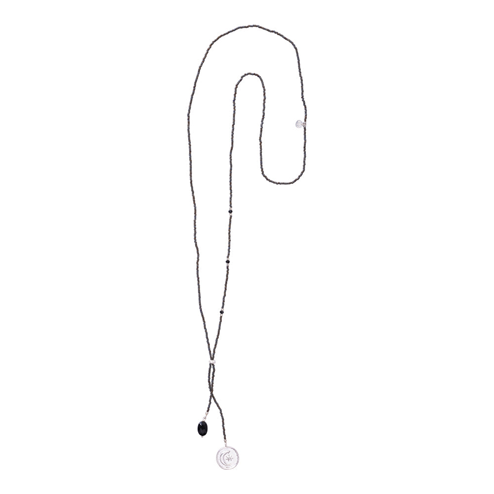 Purpose Black Onyx Necklace SC Black onyx - LEEF mode en accessoires