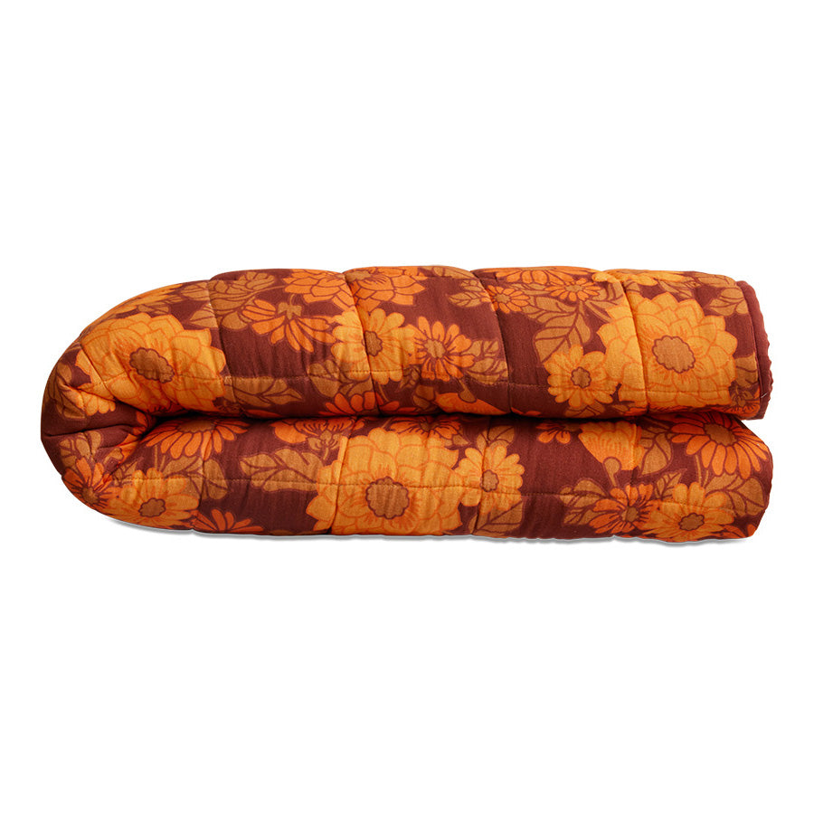 Quilted bedspread floral (240x260cm) - LEEF mode en accessoires