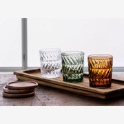 RECTANGULAR WOODEN TRAY S Dark Naturel - LEEF mode en accessoires