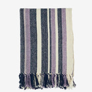 Recycled Cotton Throw Lilac - LEEF mode en accessoires