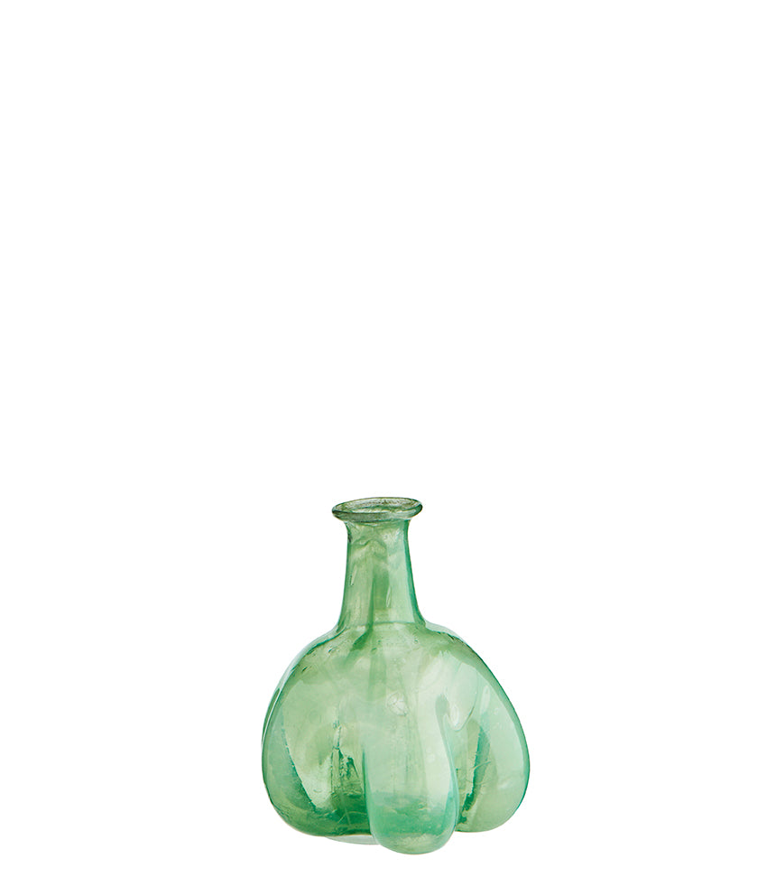 Recycled glass vase Green Green - LEEF mode en accessoires