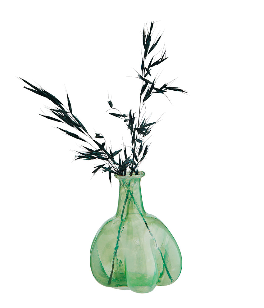 Recycled glass vase Green Green - LEEF mode en accessoires