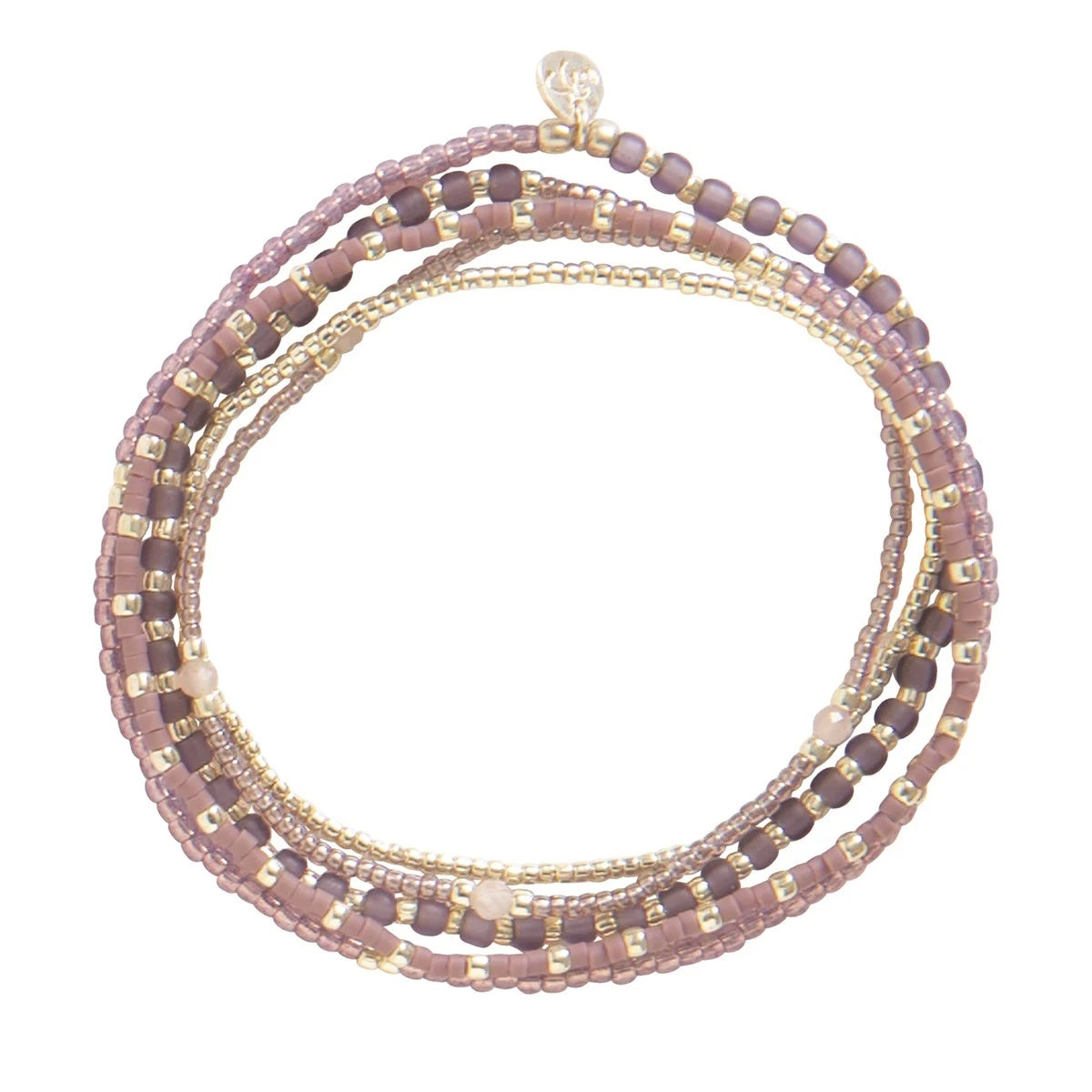 Respect Rose Quartz Bracelet SC Rose quartz - LEEF mode en accessoires