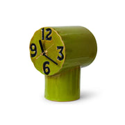 RetroCeramicClockOliveOlive__3