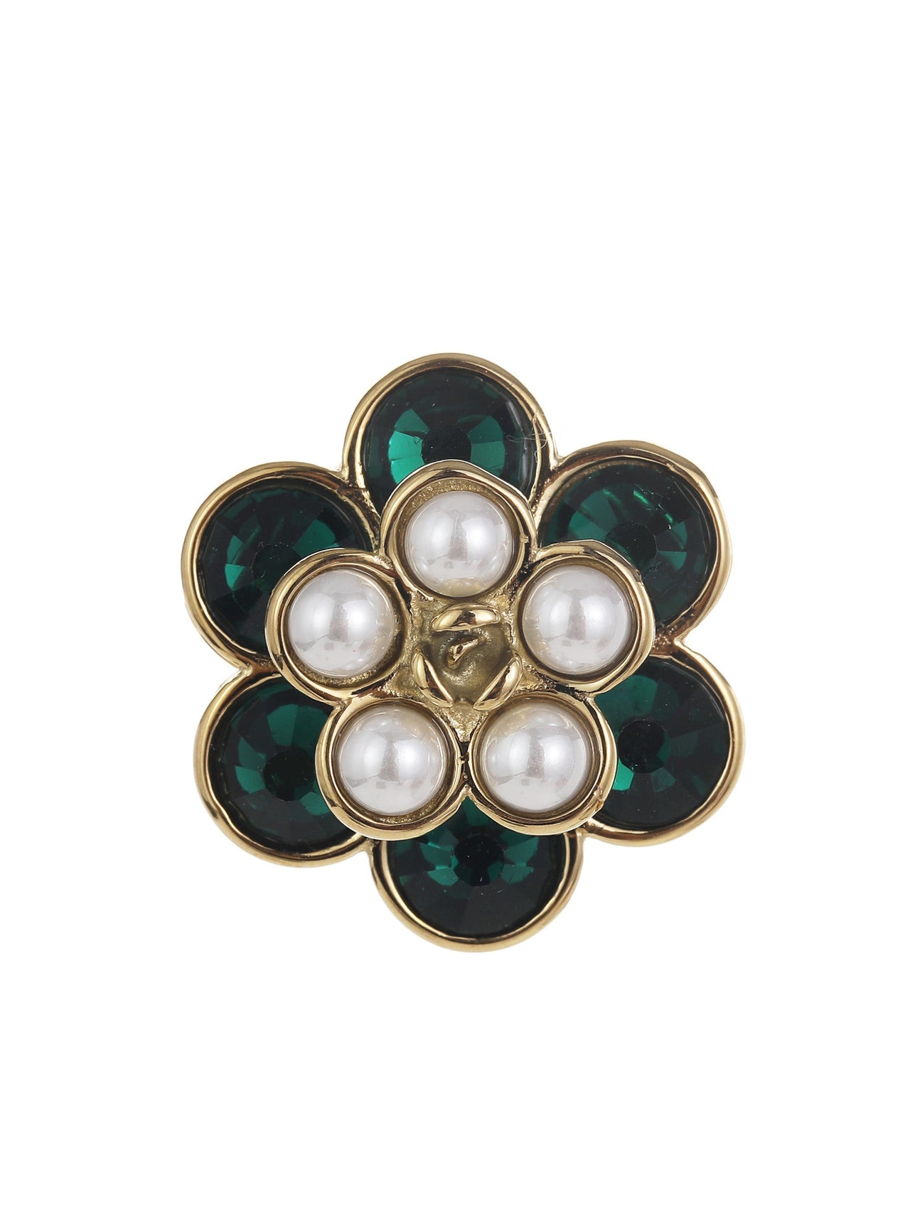 Ring Bloem Groen