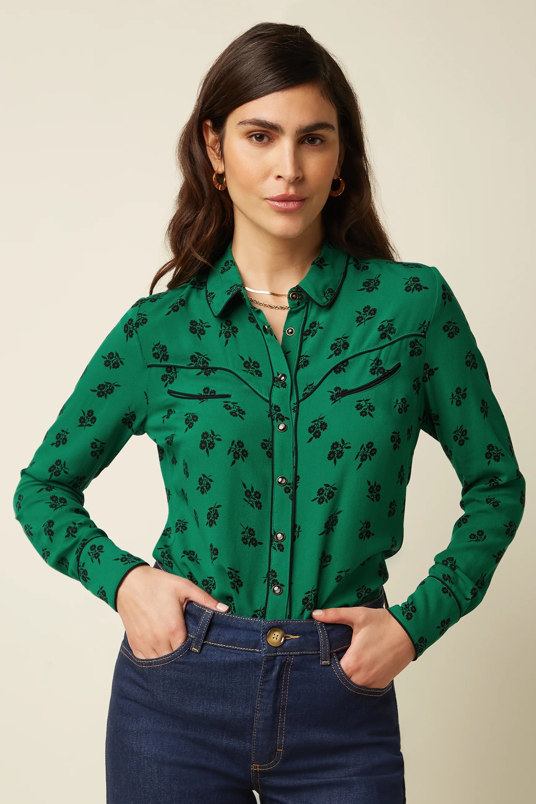 RosieWesternBlouseFariane240MeadowGreen__1