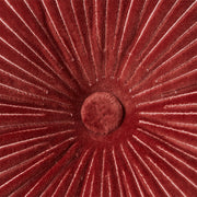 Round Ripple Cushion Burgundy  (35x35cm) Burgundy - LEEF mode en accessoires