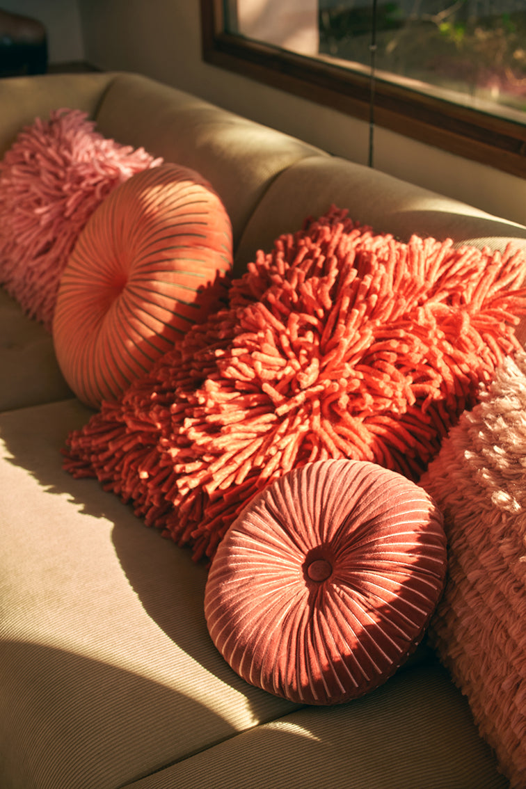 RoundRippleCushionBurgundy(35x35cm)Burgundy__5