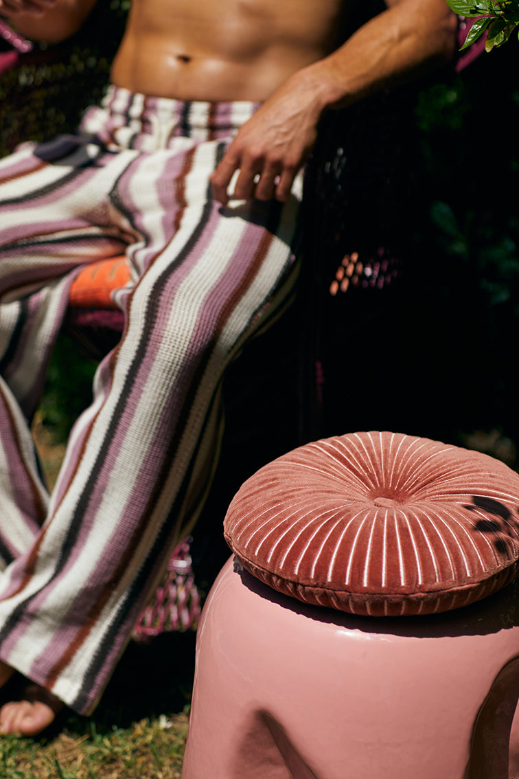 RoundRippleCushionBurgundy(35x35cm)Burgundy__6