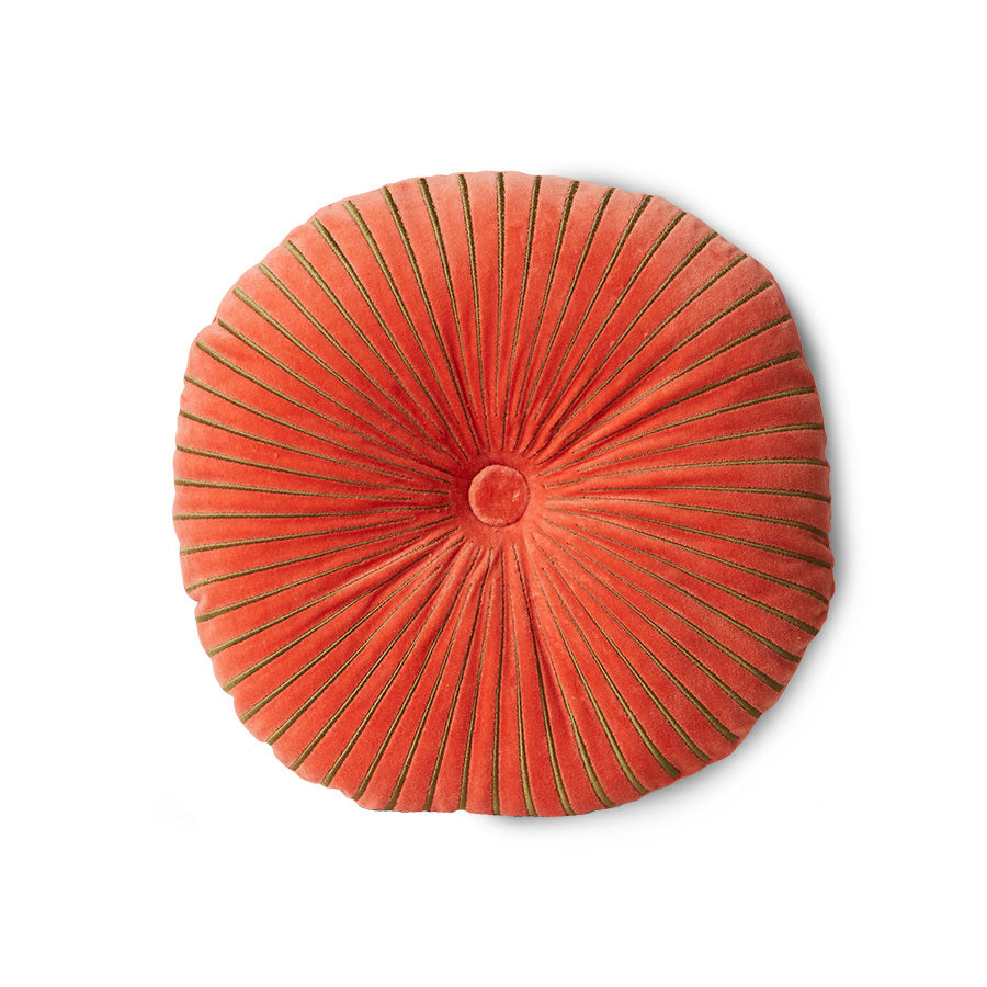 Round Ripple Cushion Sienna (50x50cm) Sienna