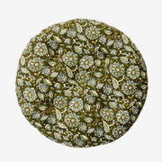RoundcottonchairpadD_45cmdarkgreenwhiteolivealoe__1