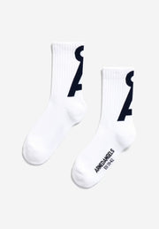 SAAMUS SHORT 3368 White-Tinted Navy - LEEF mode en accessoires