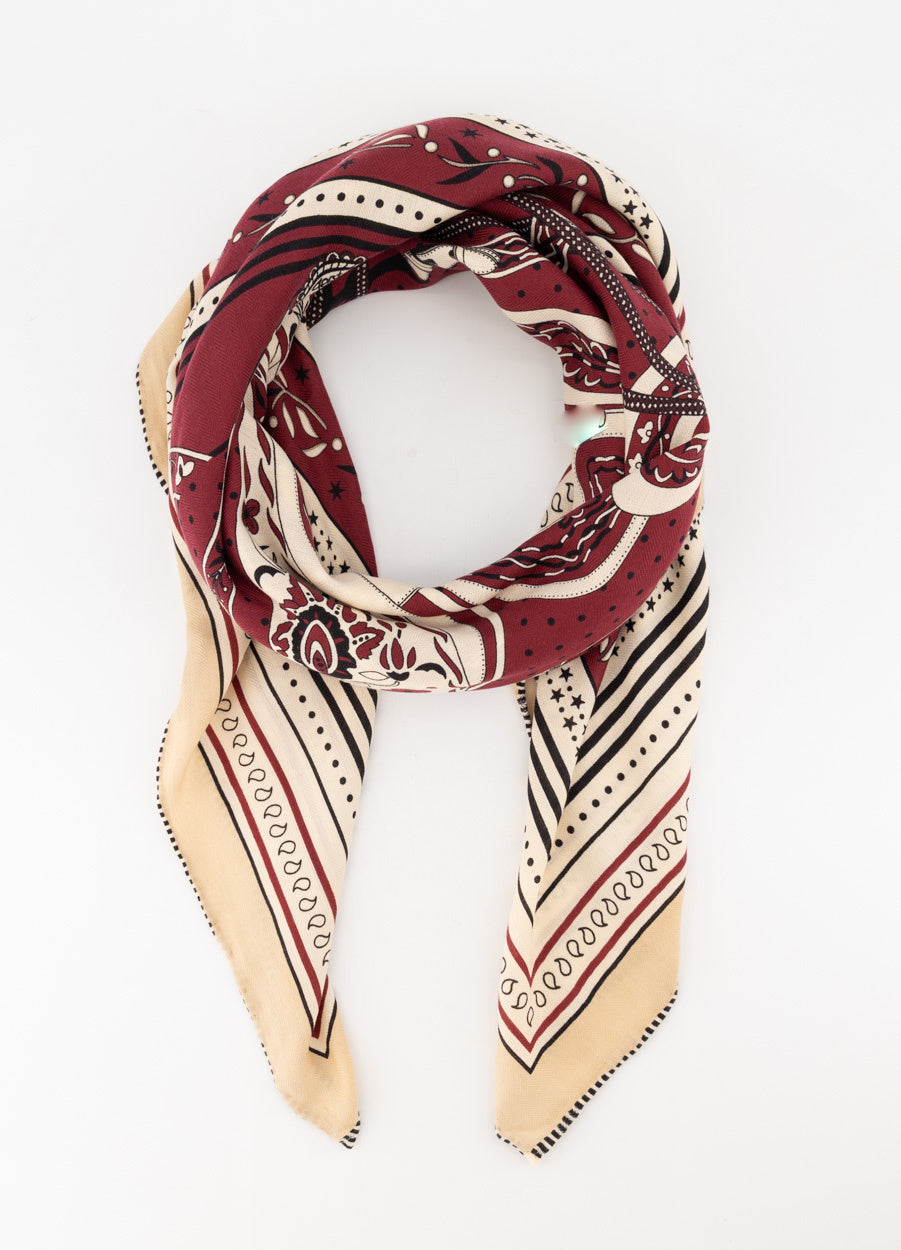 SANAA SJAALS Belt Burgundy