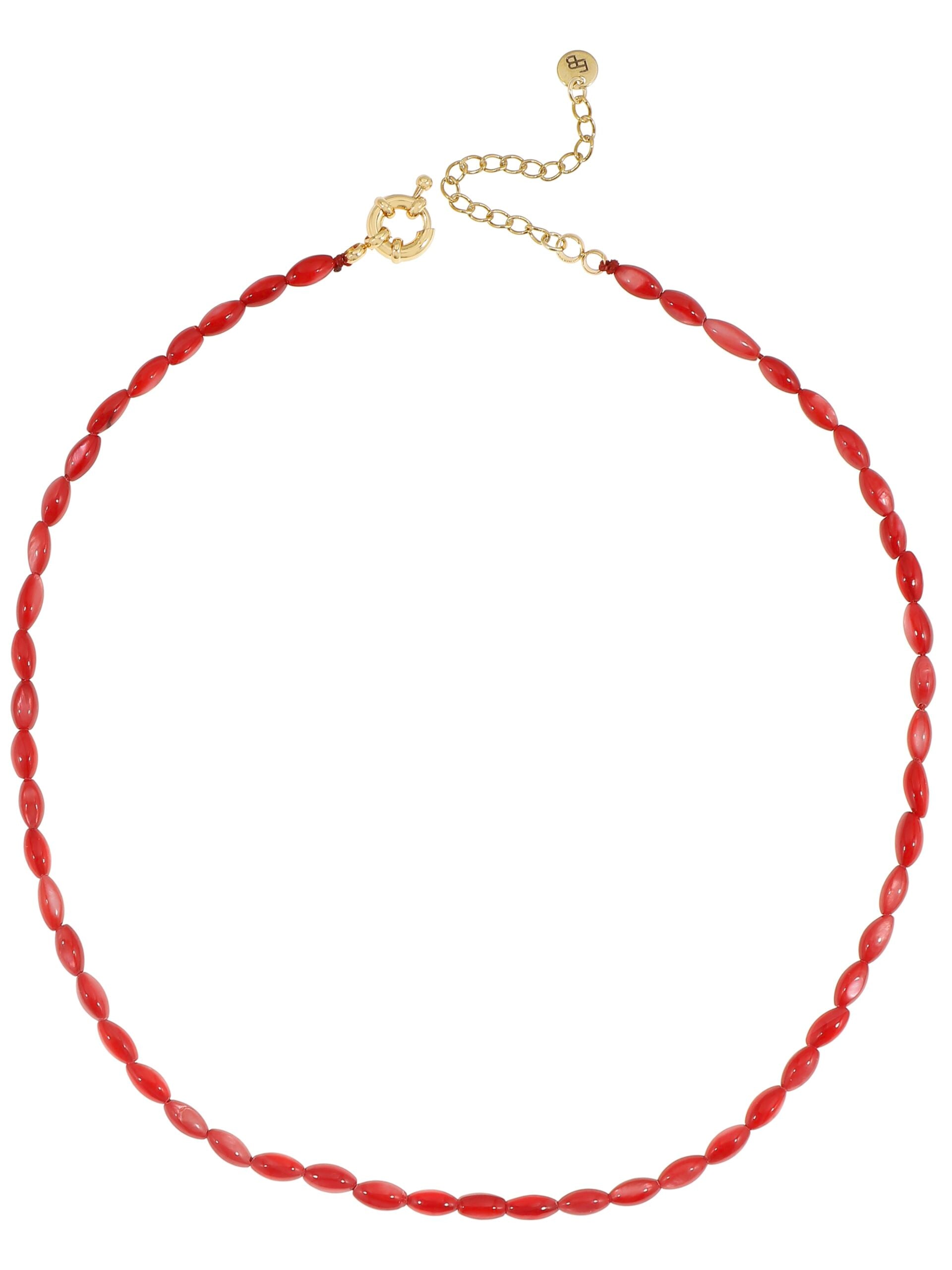 SCHELPENKETTING Rood - LEEF mode en accessoires