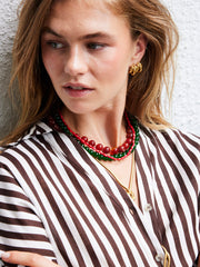 SCHELPENKETTING Rood - LEEF mode en accessoires