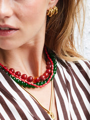 SCHELPENKETTING Rood - LEEF mode en accessoires