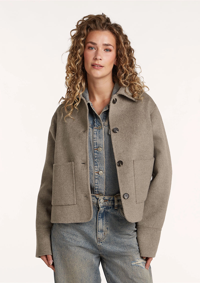 SEFJACKET5841BeigeVelvetMelange__1