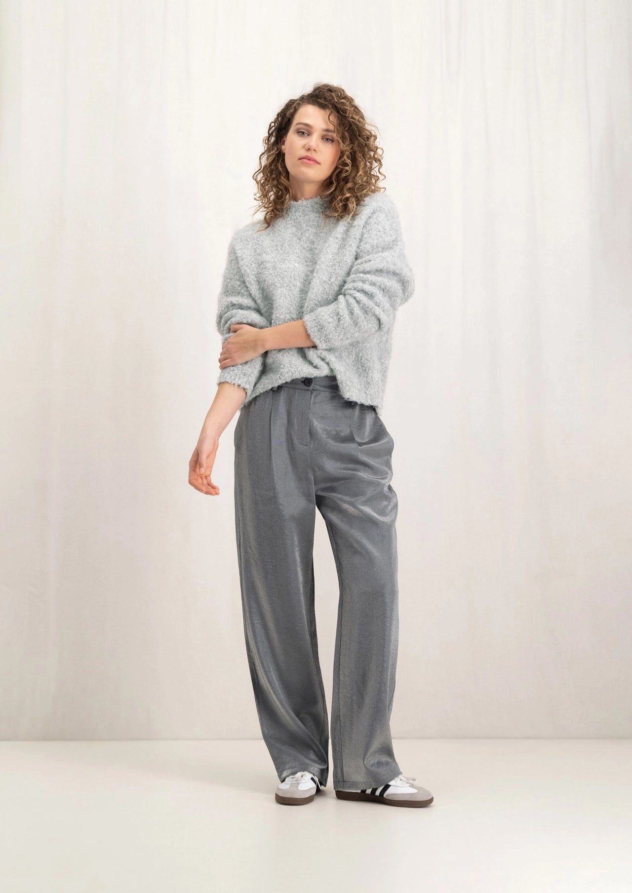 SIENNA PANTS  9420 Dark silver