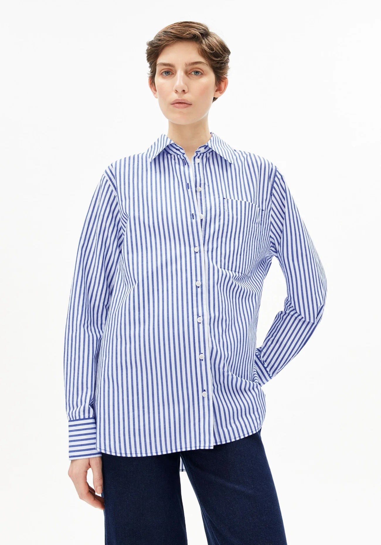 STRIPELOOSESHIRTBLOUSE2688white-dynamoblue__1