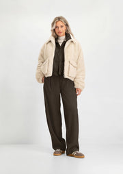 Sabine Pants 1089 Mocha - LEEF mode en accessoires