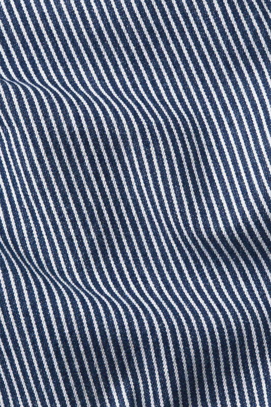 Salopette Osei Stripe 458 Denim Blue - LEEF mode en accessoires