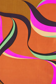 Satin Scarf Flow  551 Golden Brown - LEEF mode en accessoires
