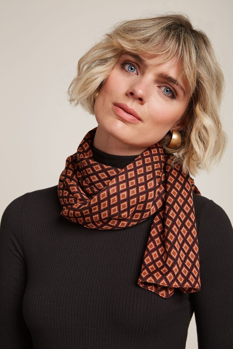 Scarf Brash 622 Cabernet Red