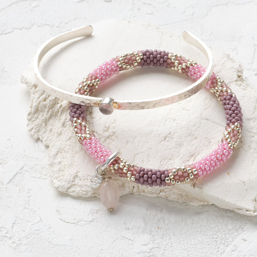 Sensitive Rose Quartz Bracelet SP Rose quartz - LEEF mode en accessoires