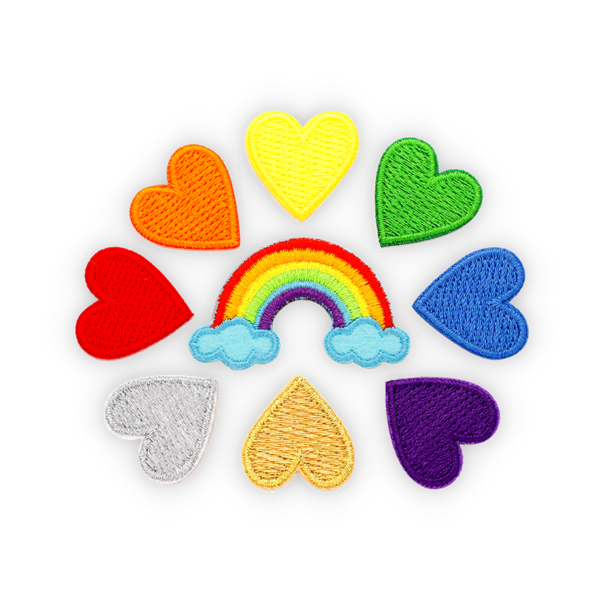 SetHartjesenregenboogHartjes(set)__1