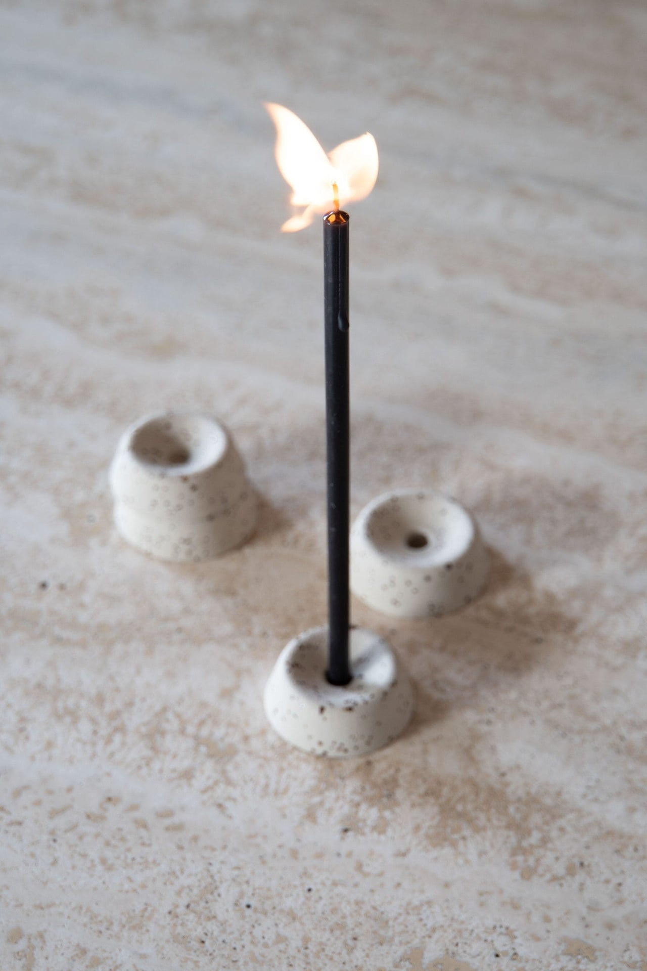 Setje Bijenwas Kaarsjes Los (10 stuks) Zwart - LEEF mode en accessoires