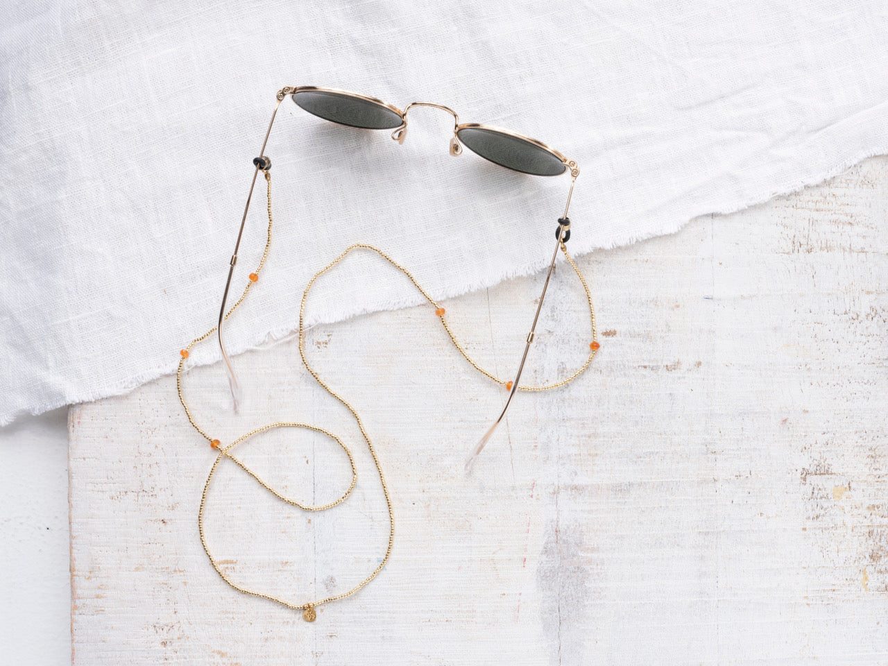 Shore Carnelian Glasses Cord GC Carnelian - LEEF mode en accessoires