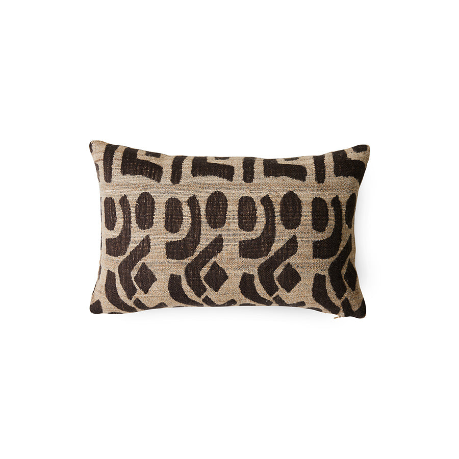 Silk Cushion Rustic (40x25cm) Rustic - LEEF mode en accessoires