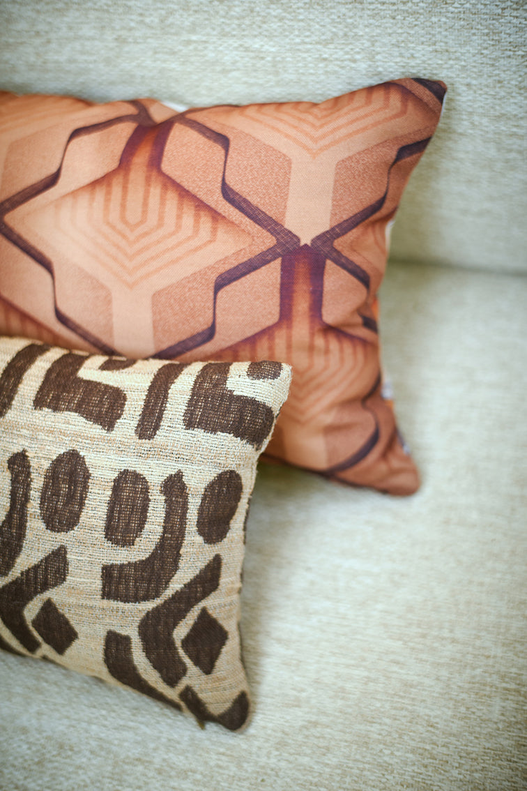 Silk Cushion Rustic (40x25cm) Rustic - LEEF mode en accessoires