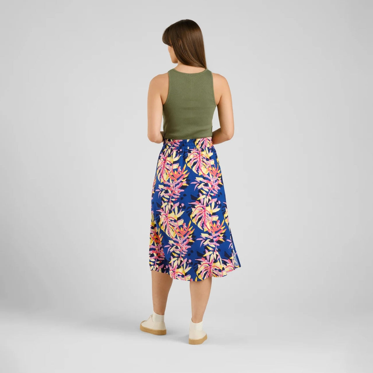Skirt Klippan Tropical Collage Multi Color - LEEF mode en accessoires
