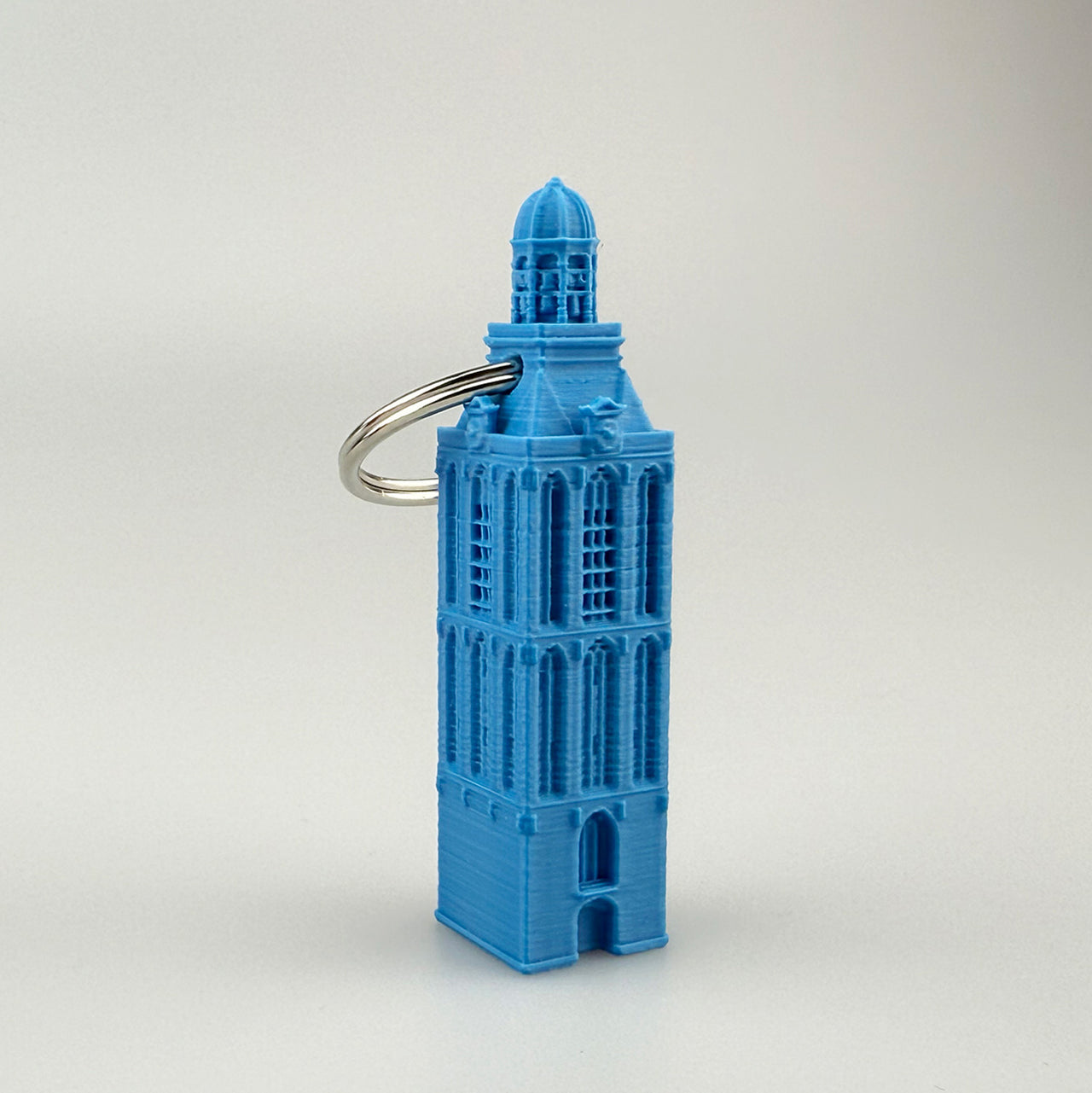 Sleutelhanger Meppeler Toren Groot Fel Blauw