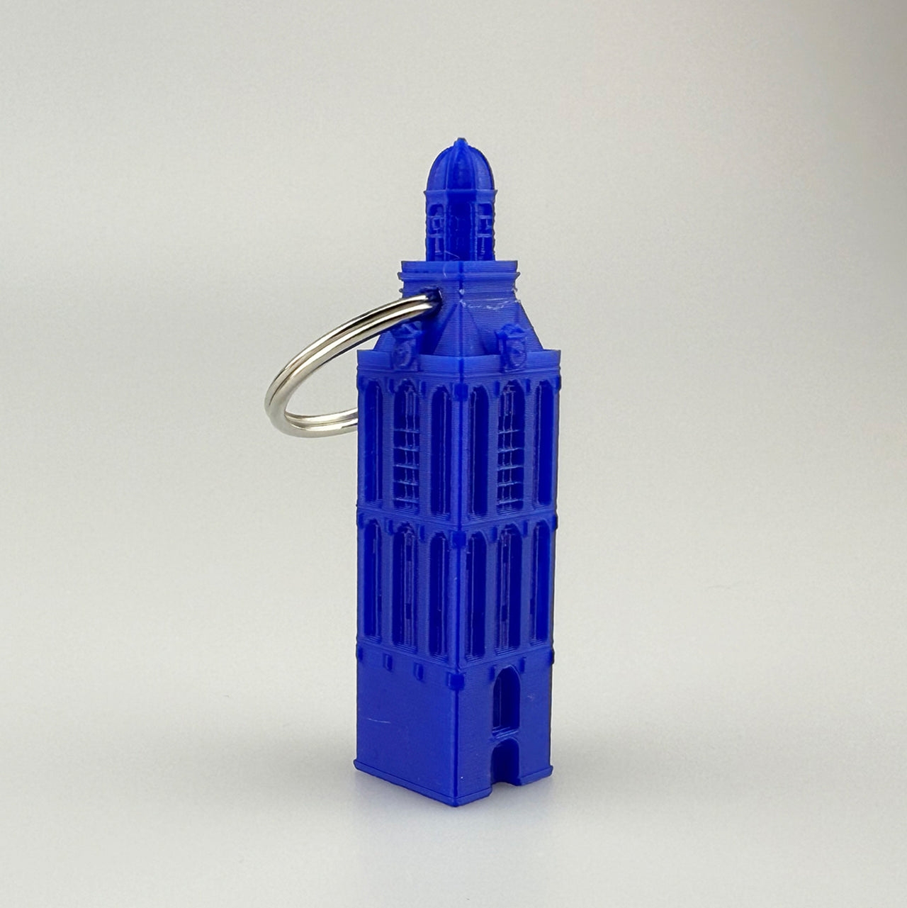 Sleutelhanger Meppeler Toren Groot Helder Blauw