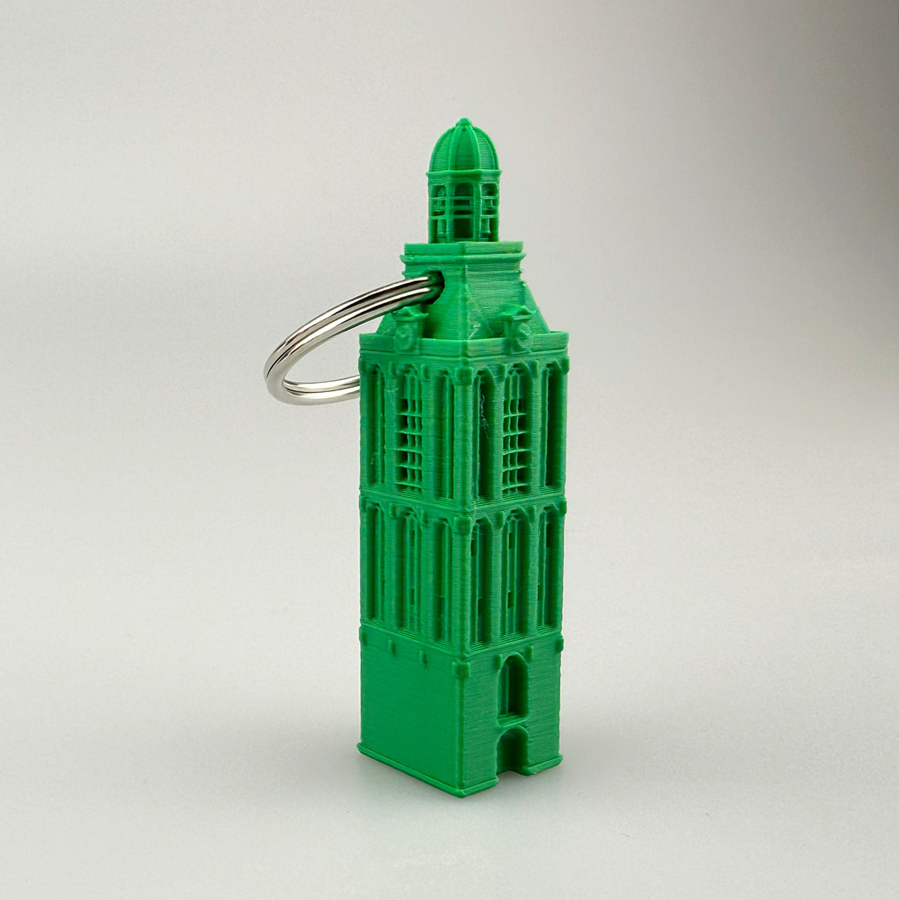 Sleutelhanger Meppeler Toren Groot Helder Groen