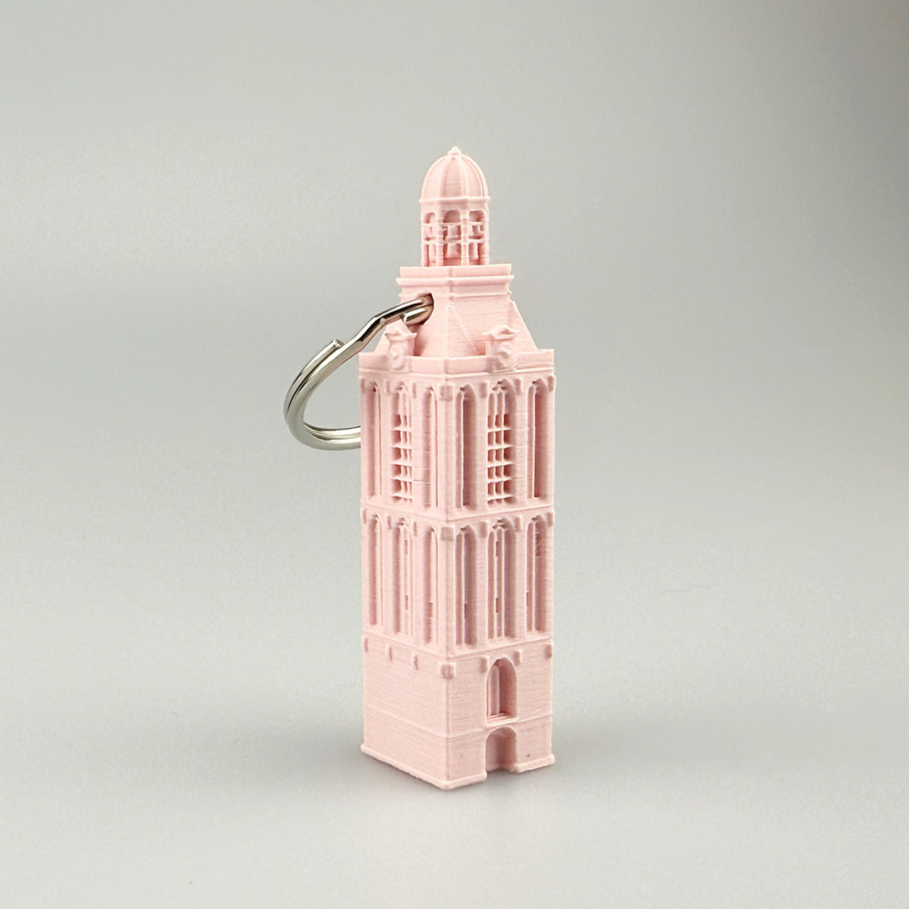 Sleutelhanger Meppeler Toren Groot Licht Roze