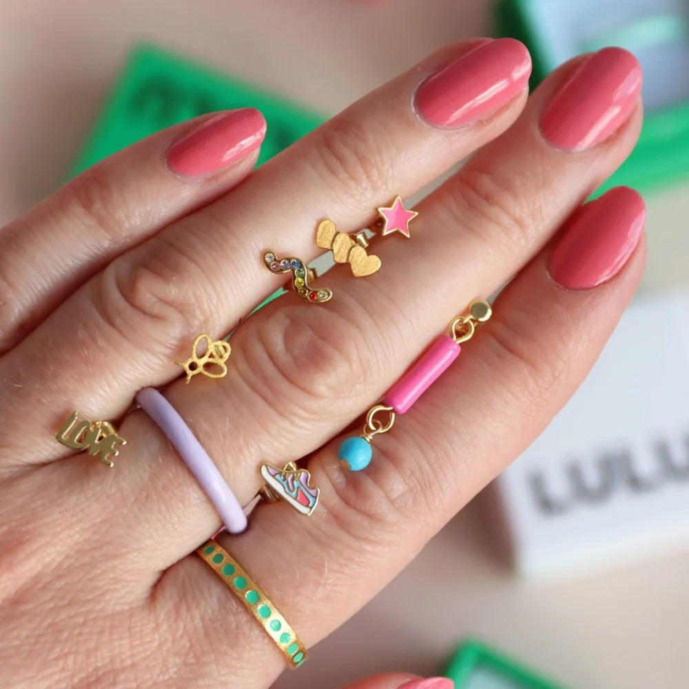 SneakerOneEarring1pcsGoldPlated__6