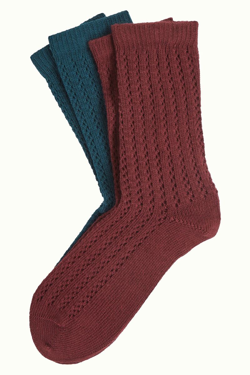 Socks 2-pack Ajour 600 Porto Red