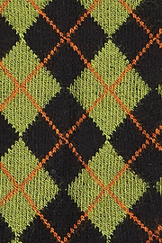 King Louie Argyle 261 sokken in houtgroen met klassiek ruitpatroon