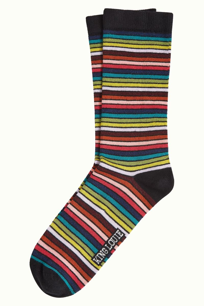 Socks Lumi Stripe 001 Black